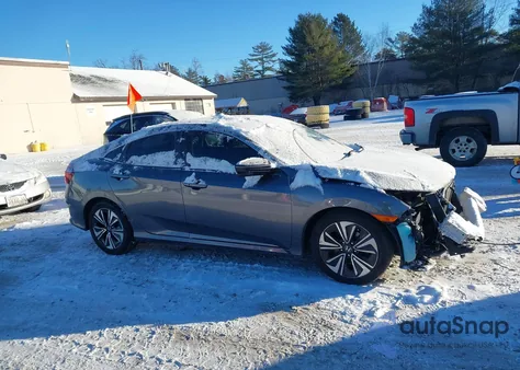 2018 Honda Civic Ex-T from USA, damaged, VIN JHMFC1F33JX002213